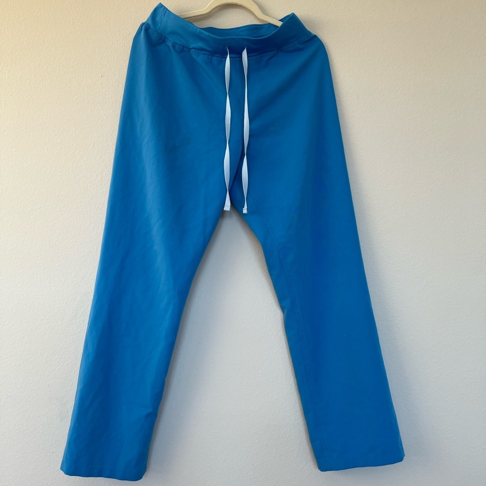 Figs Blue Pants Medium Petite